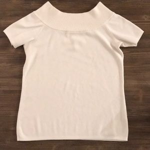 NY Collection Cold Shoulder Sweater